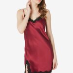 Robe Satin Robe Sexy Lace